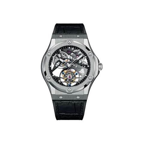 1916 Double Barrel Tourbillon Silver - Bianco