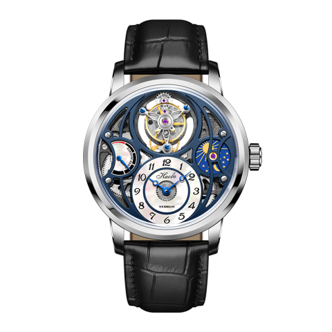 1939 Tourbillon Pearl Face Energy Blue - Bianco