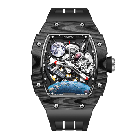 1986 Carbon Fibre Automatic 3D Black - Nero