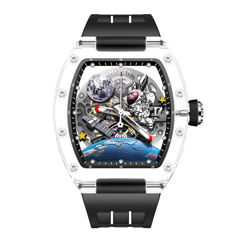 2320 Crystal 3D Spaceship Black - Nero